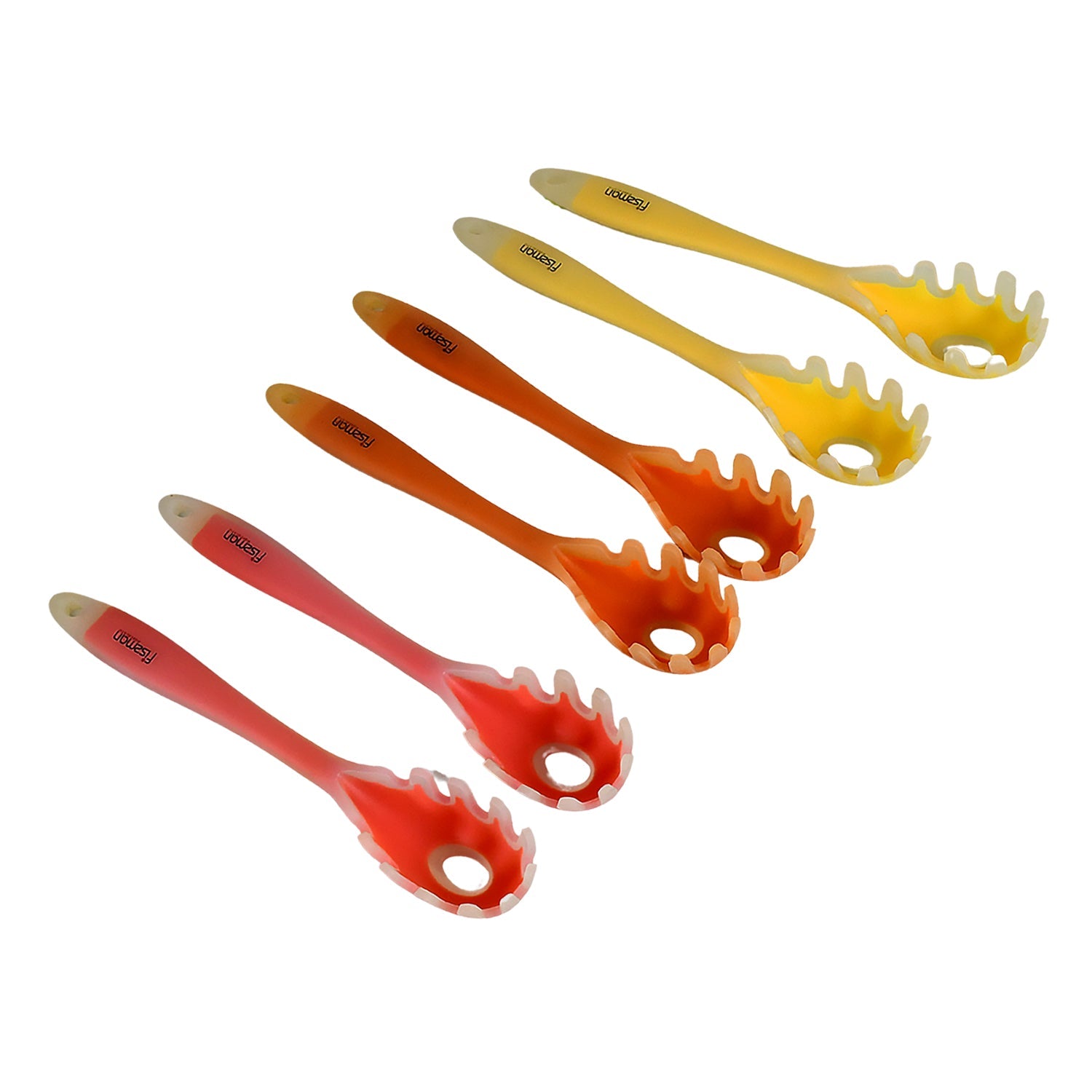 Silicone Kitchen Utensil Set - 6-Piece Heat-Resistant Non-Stick Cooking Spoons Silicone Kitchen Utensil Set - 6-Piece Heat-Resistant Non-Stick Cooking Spoons